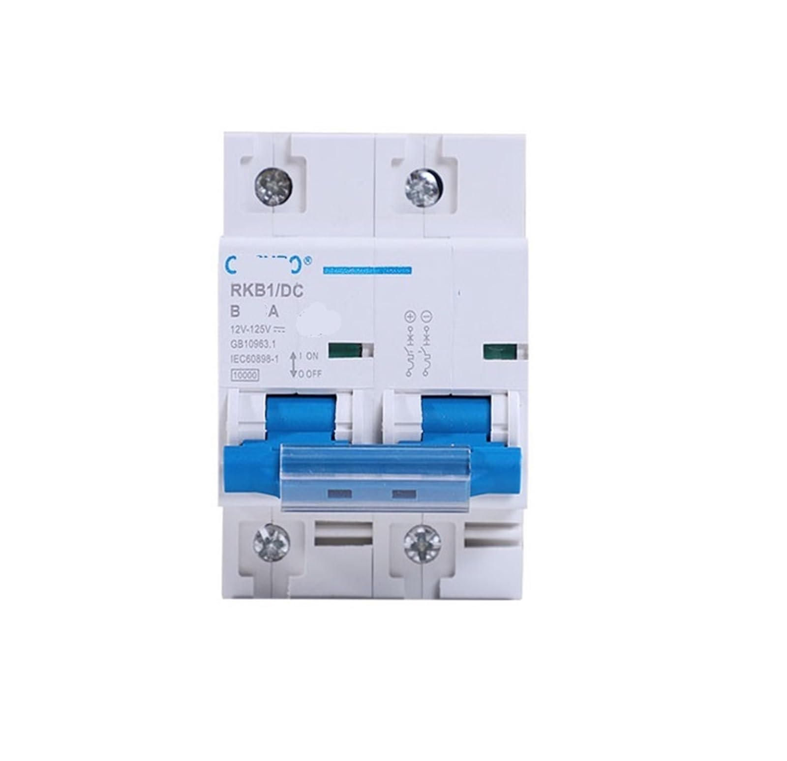 Disjoncteur 2P 150A DC à haute capacité de coupure par interrupteur d'air robuste - 2