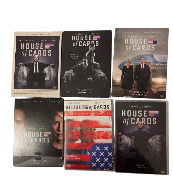 House of Cards Serie Completa Coleccion House of Cards Temporada 1 - 6 House of Cards DVD Edicion Española DVD House of cards dvd