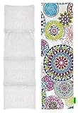 Saco térmico semillas para microondas (50x15cm). Aroma suave a Lavanda. Saquito con funda lavable extraíble. Cojín...