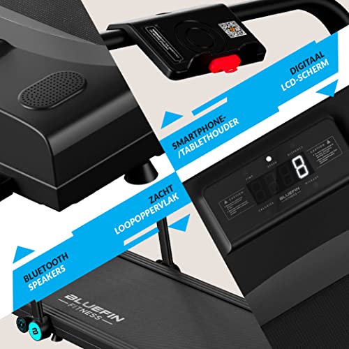 Bluefin Fitness Kick LITE Walking Pad| Loopband Voor Onder Je Bureau | Perfect voor Thuis en Inklapbaar | Compacte Walking Pad Loopband | Compatibel met Kinomap| Lichtgewicht Met Inklapbaar Stuur - Afbeelding 8