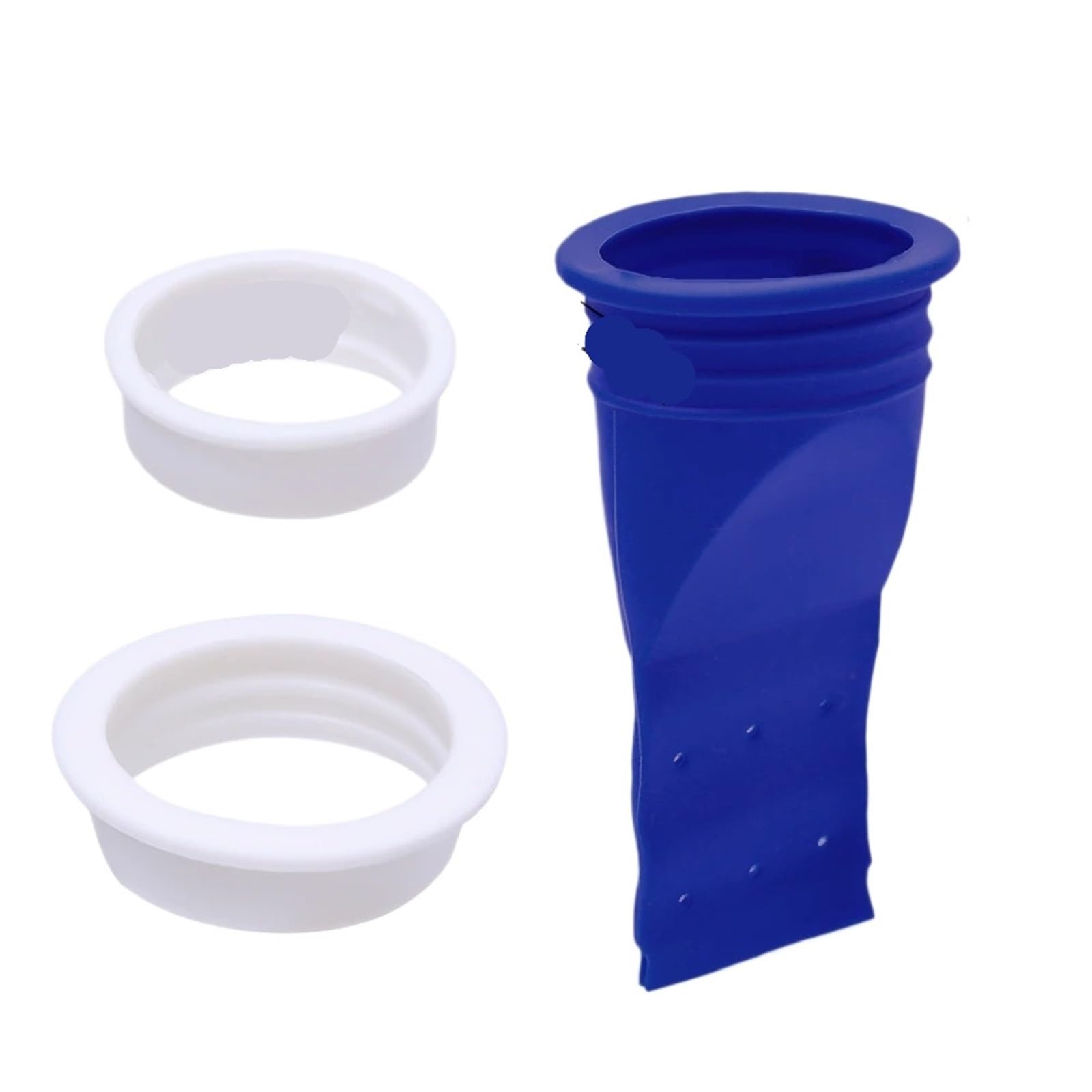 Hower Floor Drain Core Silicone Floor Drain Stopper, Anti-Odor Hair Trap(3-in-1,2PCS)