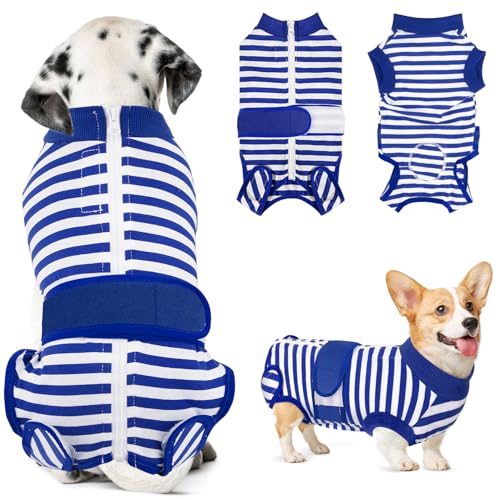 Image of Lukovee Recovery Suit for Dogs, Spay Neuter Surgery Suit Onesie Female Male