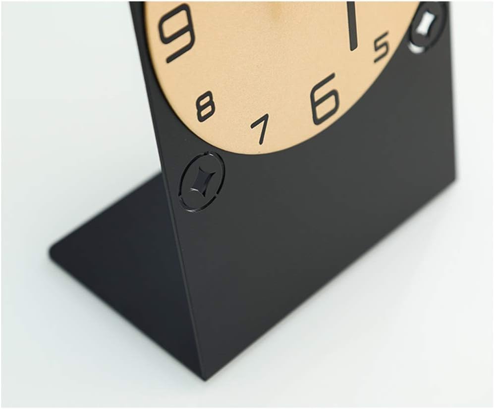 Square Geometry Table Clock Clock Ornaments Personality Creative Home Table Clock Bedroom Living Room Desktop Decoration Mute Table Clock Table Clock