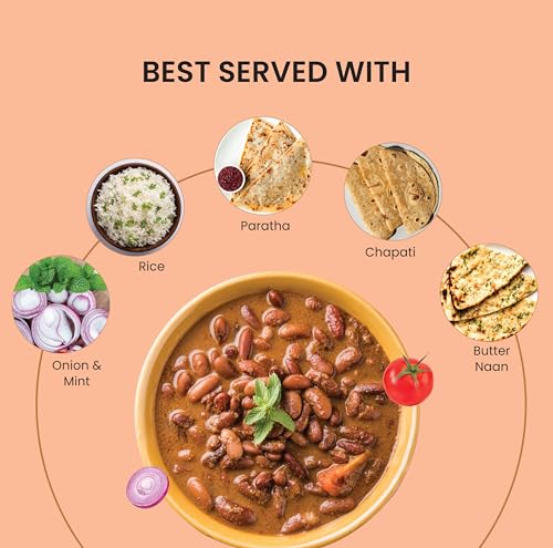 Image of Chandni Chowk Ready to Eat Rajma Masala, Pure Veg, Just Heat and Serve | Restaurant Style Ready to Eat Rajma Masala | No Preservatives Or Artificial Colors | 285gm Pack of 1