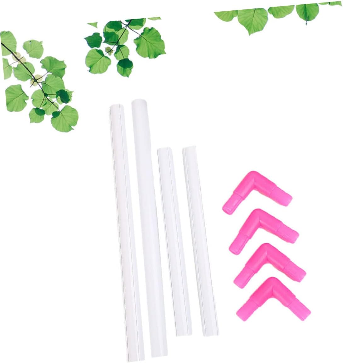 Hohopeti 8pcs Clip Embroidery Frame Durable PVC Hand Held Rack for Cross Stitch Quilting and Painting Random Color Easy Assembly and Storage Random Color