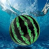 bola inflable para el agua Divertidas y duraderas: estas bolas de piscina submarina son fáciles de inflar y vienen con todos los accesorios de manguera; el tamaño de la pelota es un poco más grande que la pelota de tenis, por lo que es más fácil de levantar o transportar, cabe en cualquier bolsa; flota cuando se sumerge en agua y no gotea, están hechas de material de PVC, no se desvanecen ni se rompen con la exposición al sol o productos químicos de piscina