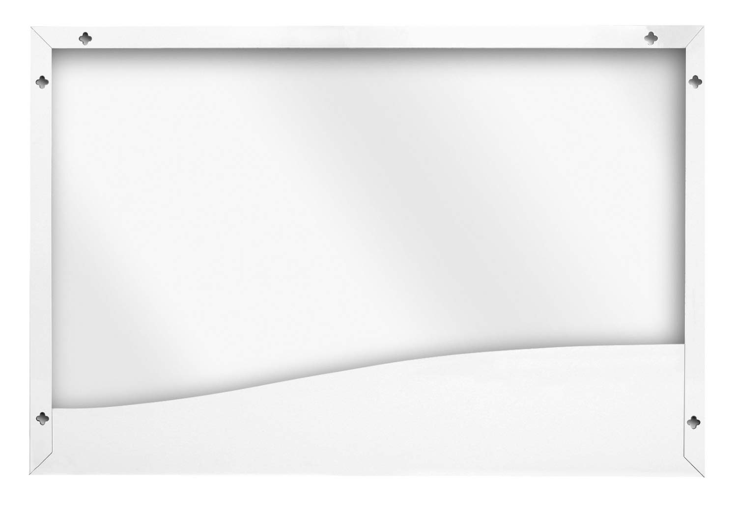 Magnettafel Einhorn Design – Pinnwand 40x60 Cm, Weiß-rosa, Mit Magneten & Montageset