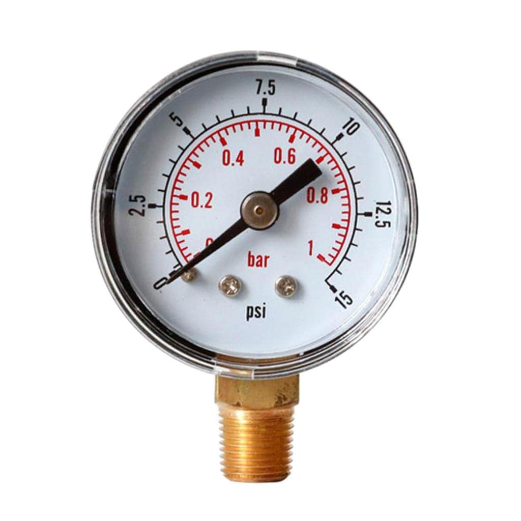 ATORSE™ Pressure Gauge 0-15Psi 0-1Bar Dial Pneumatic Hydraulic Air Pressure Measure|Business & Industrial | Hydraulics Pneumatics & Pumps | Hydraulics & Pneumatics-picture-27