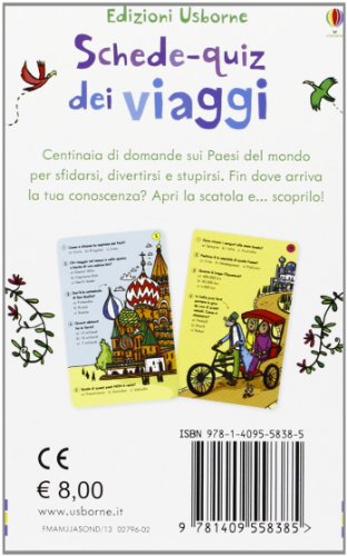 Schede-quiz dei viaggi. Ediz. illustrata