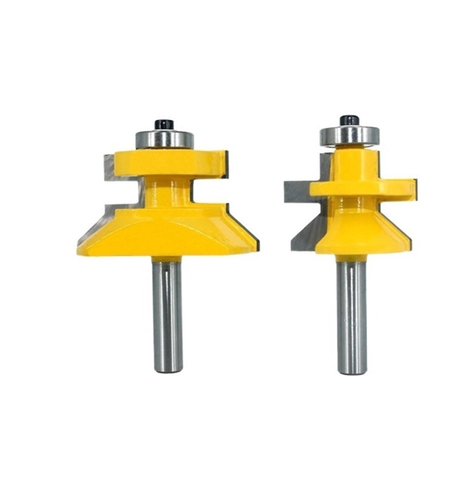 2 uds broca enrutadora for madera 120 grados juego de brocas for enrutador cortadores de ranura for carpintería aleación de tungsteno madera espiga fresa brocas herramientas(12.7mm Shank)