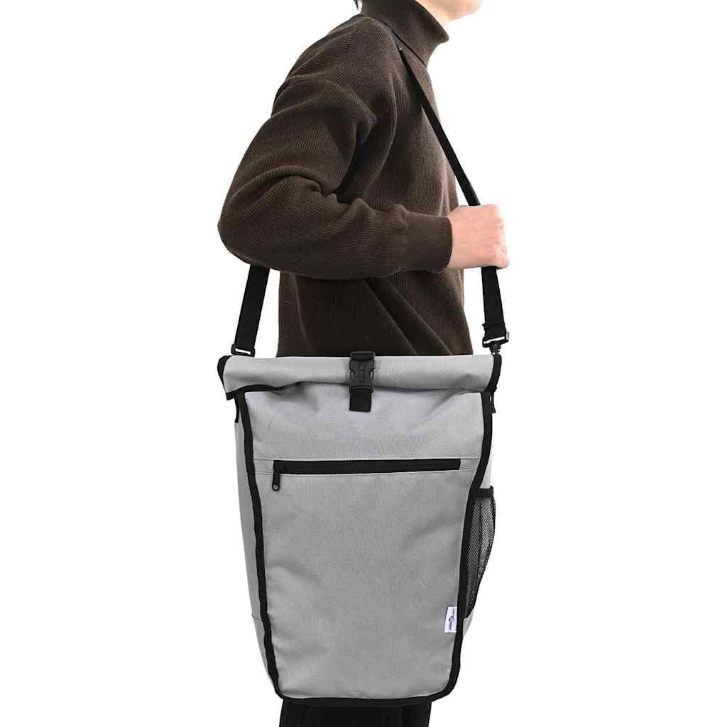 Borsa per bicicletta in poliestere, 34 x 16 x 59 cm, adatta per portapacchi, leggera e portatile, per pendolari, escursioni all'aperto, trekking, MTB, bici da strada, città, e-bike
