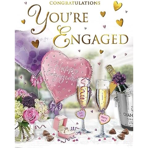 Regal Publishing You're Engaged Card Bubbly Cover