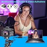 Amtake Karta przechwytywania wideo 4K, USB 3.0, obsługuje wyjście 4K HDMI Loop i nagrywanie strumieniowe wideo 1080p 60 kl./s, kompatybilna z Xbox/PS4/Switch/aparatem/PC/OBS