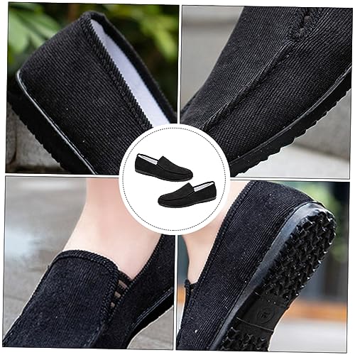Dress Pair Men's on Shoes Comfortable Men Shoes Breathable Mens Casual Dress Men's Casual s Lightweight Sole: Polyurethane Man Non- Black2