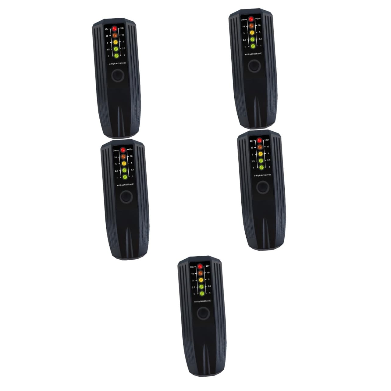 OUNONA 5 Uds Detector Electromagnético Portátil De Mano Medidor De Fuerza De Campo Equipo Electromagnético Monitor De Campo Magnético Emf Detector De Campo Magnético Detector Emf