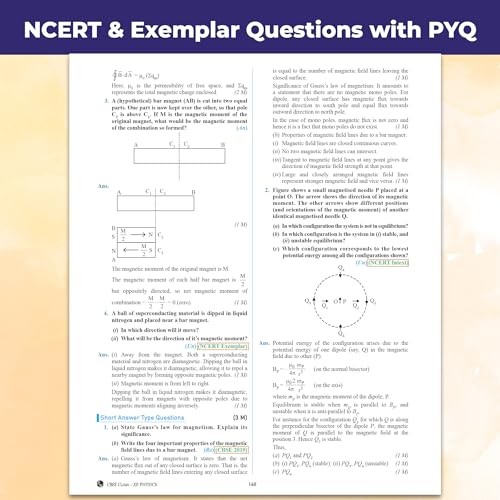 Image of PW CBSE Question & Concept Bank Class 12 Physics 2027 Chapterwise & Topicwise | NCERT Exemplar Concept Maps PYQs Mock Test 50% Competency Based Questions | Solved By Rakshak Sir