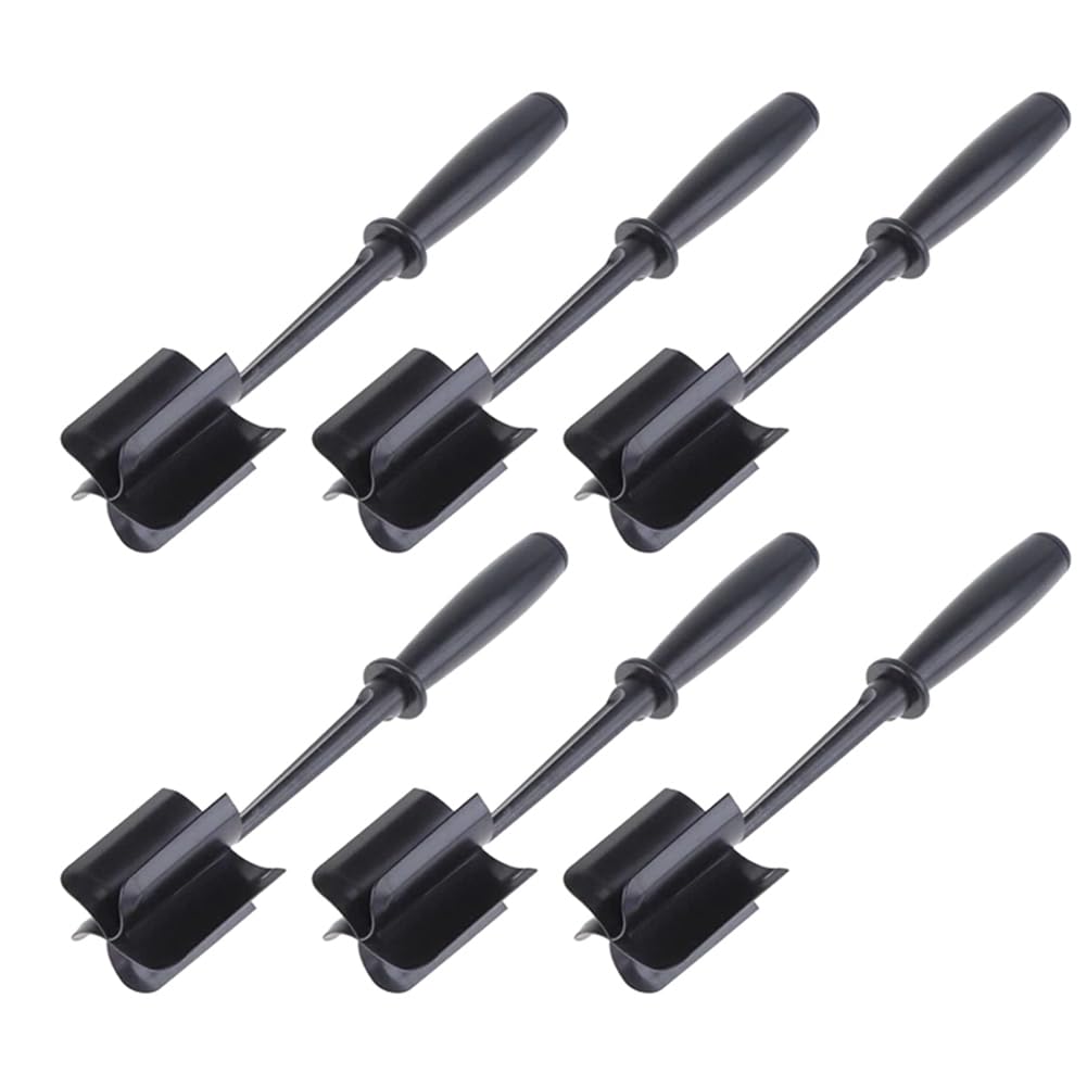 CTRLZS Kitchen Meat Grinder Masher Heat Non-Stick Hamburger Chopper Potato Masher Tool Kitchen Gadgets Black