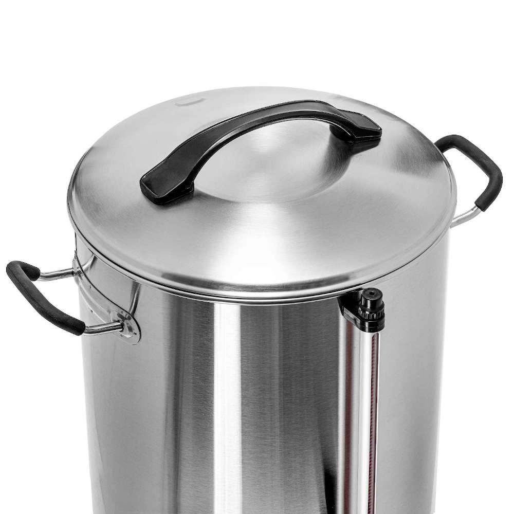 Erogatore di Acqua Calda 30 Litri con Vassoio Antigoccia, Acciaio Inox, Bollitore Acqua Professionale, Macchina per Bevande Calde, per Tè, per Hotel, Catering, Ristoranti, 1600 W