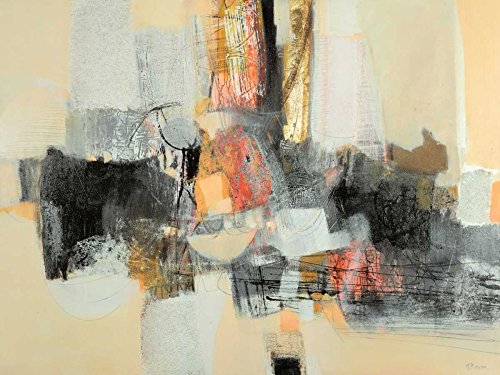 Paysage abstrait Maurizio Piovan tableau sur toile salon élégant 80x107 cm