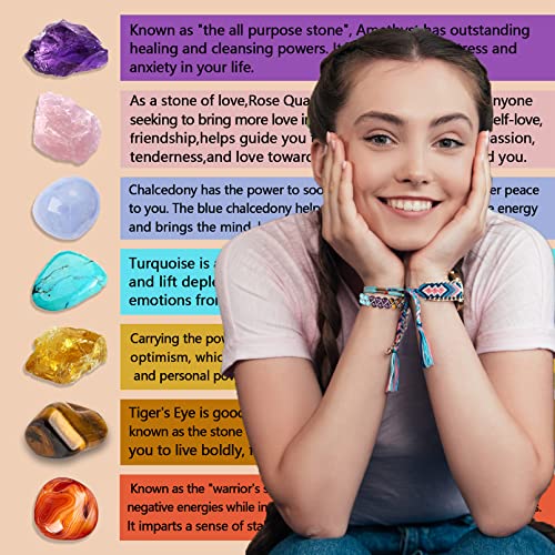 Natural Energy Gifts for Teen Girls Women-Handmade Crystal Bracelet for Her- Comes in Gift Box and Crystal Card2