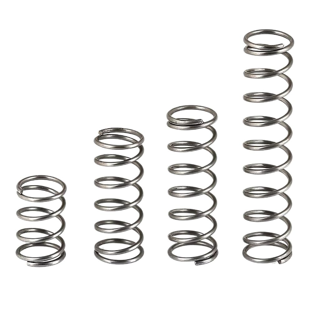 10Pcs 0.7mm Wire Diameter Compression Spring Steel Small Pressure Coil Springs WireOuter Diameter 4mm-14mm Length 5mm-100mm (10,0.7mm-6mm-25mm)