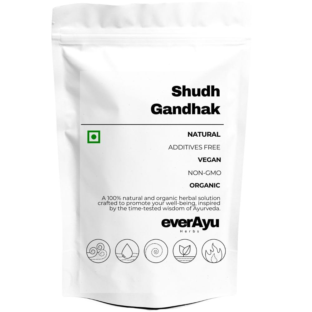 Shudh Gandhak-Gandhak Rasayan-Sulphur powder (100 Gms)