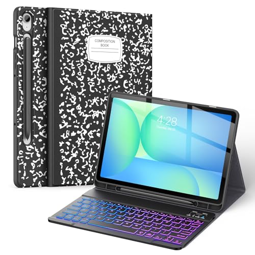 Supveco Keyboard Case for Samsung Galaxy Tab S10 FE/S10 Lite/S9 FE 10.9