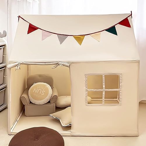 Miniatura 8 de Tienda de campaña para niños para interiores y exteriores tienda de campaña para niños tienda de campaña grande para niños juguetes con banderines