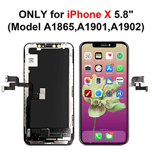 Image of for iPhone X Screen Replacement Kit, 5.8 inch FHD LCD Touch Display Digitizer