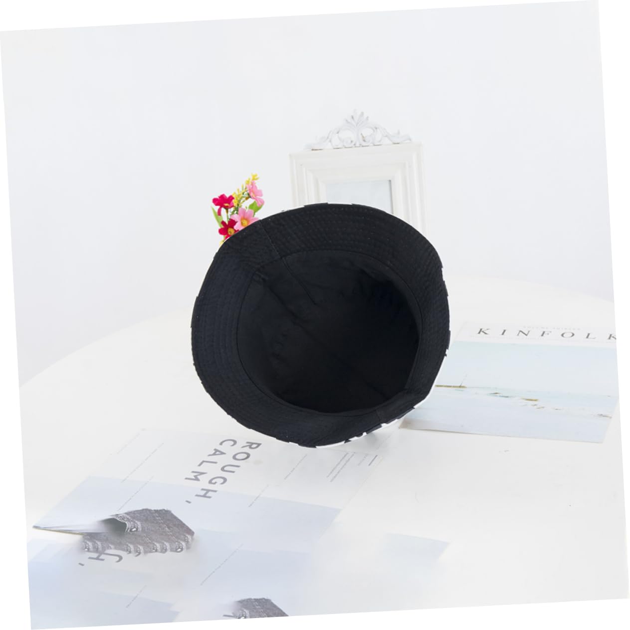 SHERCHPRY 3pezzi Cappello Secchiello Unisex Due Lati con Stampa Panda Cappello da Pescatore Estivo con Visiera Larga per Adulti Traspirante e Fashion per attività all Aperto Stile Panda