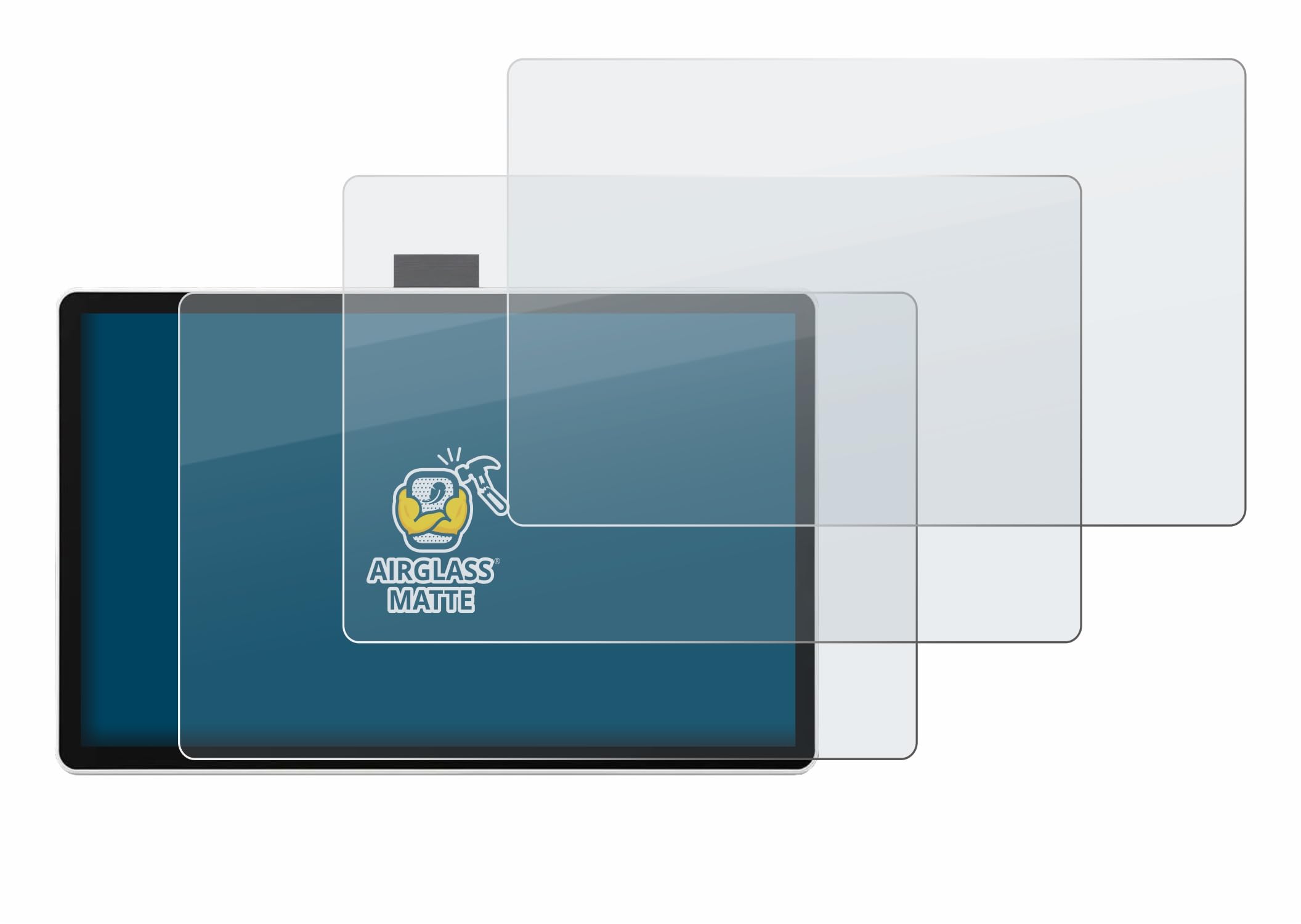 brotect 3 Pezzi Pellicola Vetro per Wacom One 14 | Opaca Protezione Schermo Made in Germany, Anti-Riflesso Durezza 9H Anti-Graffio