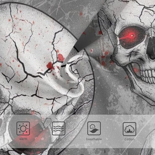 Toddler Underwear Floral 2t Cotton Girl Panties Cute Personalized Kids Briefs Undies White Skulls Red Eyes Prints3