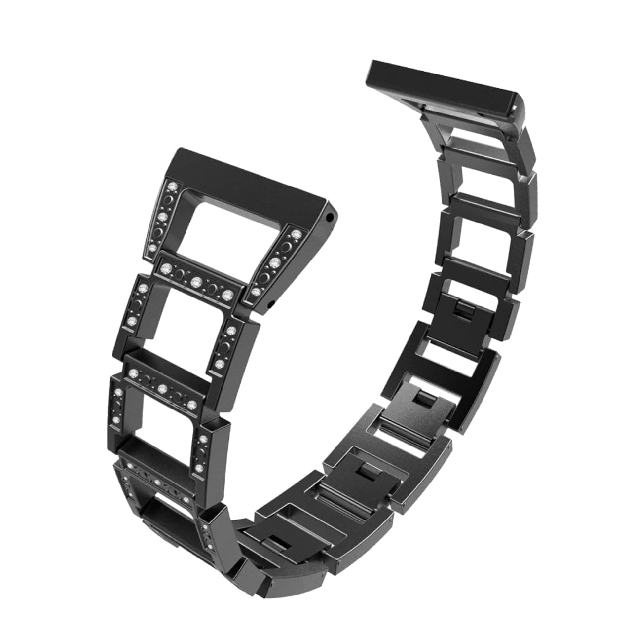 Housoutil 2 Pièces Bracelet De Montre En Acier Inoxydable Accessoires De Montre Intelligente Remplacement De Bracelet De Montre Groupe Bandes De Cuir Bande De Cuir Léger Trapézoïdal Regardez
