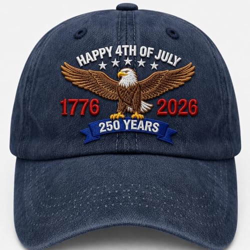 Image of 4th of July 250th Anniversary Dad Hats - Just Here for the Fireworks, Fireworks Director - Patriotic Baseball Cap