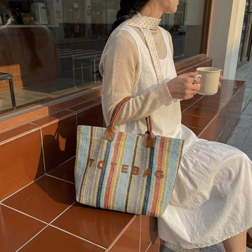 Image of PVC Tote Bag for Women Waterproof Plastic Jelly Tote Letter Print Hobo Handbag for Travel, Gift