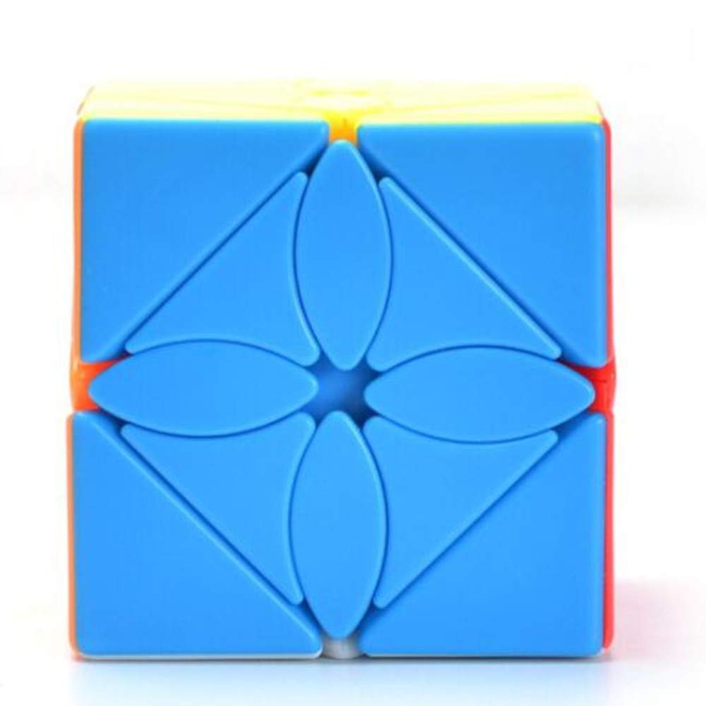 CuberSpeedMFJS MeiLong Maple Leaf Skewb stickerless Speed Cube Cubing Classroom Maple Leaves Skewb Magic Cube Stickerless