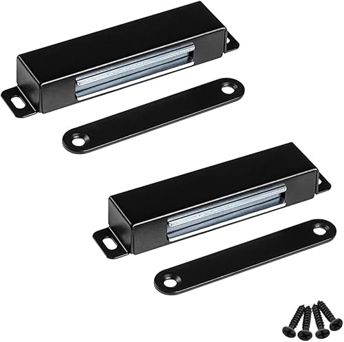 WOOCH - Cierre magnético para puerta de 90 lb de alta capacidad, en acero inoxidable, de uso pesado para cocina, baño, armario, guardarropa, cierre
