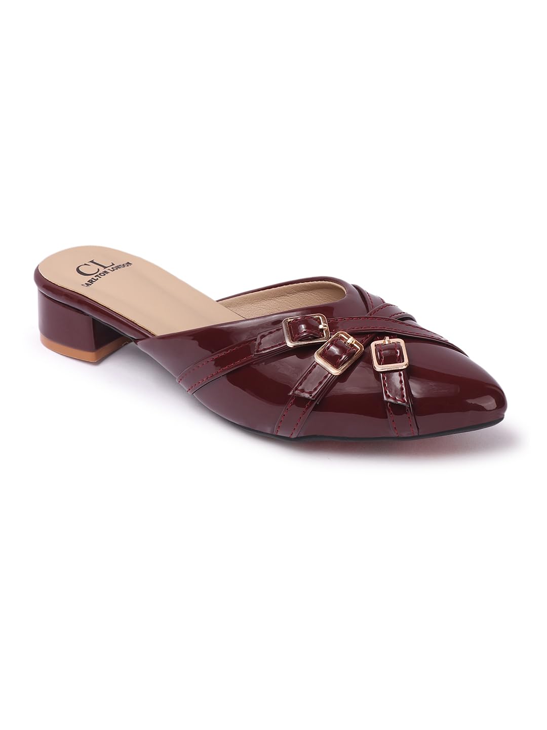 Women Comfortable Block Heel Pointed Toe Strapless Fashion Shoes for Party, Office use, Casual use-image-27