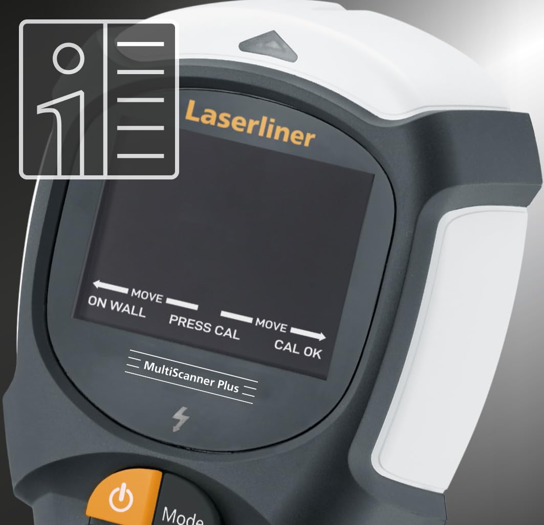 Laserliner Rilevatore di tubi e cavi MultiScanner Plus 080.967A Profondità rilevamento max 120 mm Adatto per metalli fe