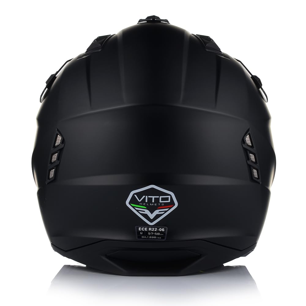 Vito Jet Predator kask czarny matowy