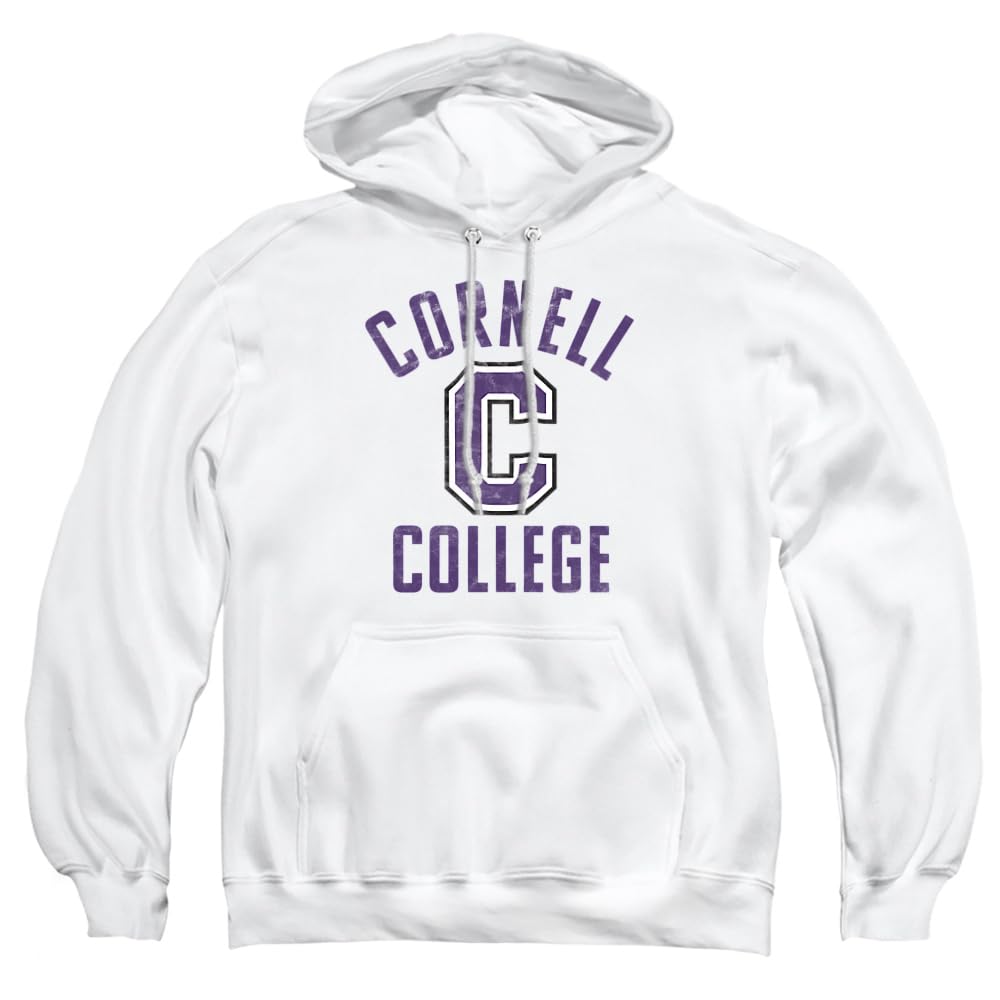 LOGOVISION Cornell College Official Rams Logo Unisex Adult Pull-Over Hoodie