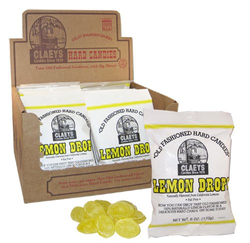 Claeys Old Fashioned Lemon Hard Candy 6 oz.