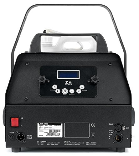 Máquina de humo profesional Martin JEM ZR45 de alta resistencia, 1800 W, tanque de 5 L, compatible con DMX y control remoto inalámbrico miniatura 5