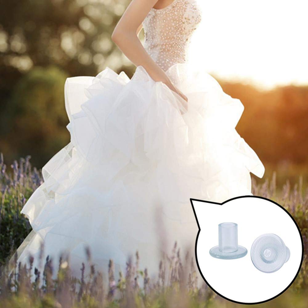 60 Paia Proteggi Tacchi per Donna Trasparenti Salvatacchi Matrimonio Protezione Tacchi per Erba Ghiaia All'aperto Salvatacco - 3 Dimensioni (S, M, L) | 3 Misure Trasparente Tacco Tappi per Matrimonio Erba Matrimoni