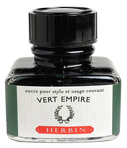 Herbin Fountain Pen Ink - 30ml Bottled - Vert Empire