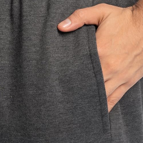 Image of Fruit of the Loom Eversoft Fleece Elastic Bottom Sweatpants with Pockets, Relaxed Fit, Moisture Wicking, Breathable