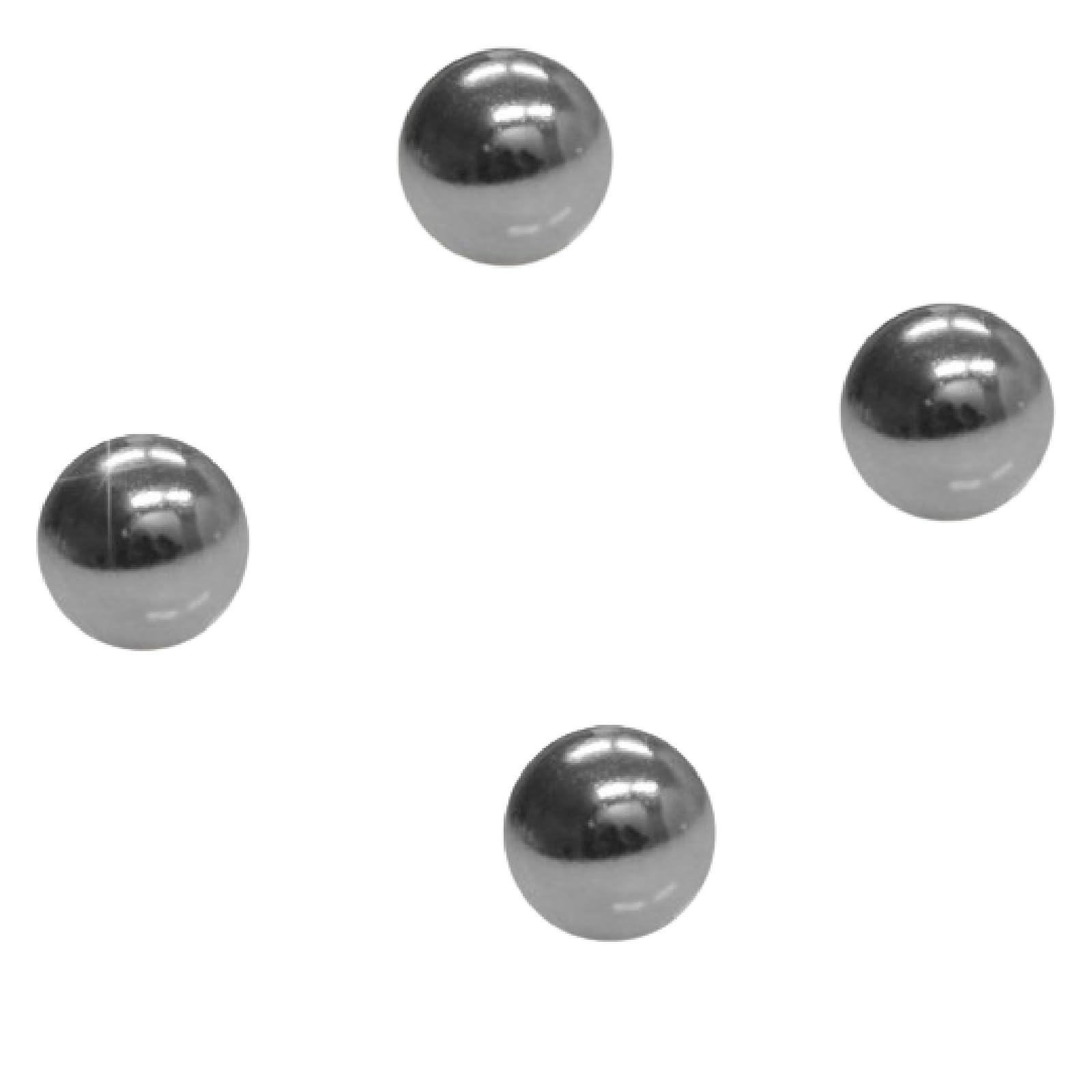 Floordirekt Ball Strong Neodymium Magnets 4 Pack Extra Strong Magnet For Magnetic Board, Whiteboard, Glass Board, Mini Fridge Magnets, Strong Adhesion, Diameter 10Mm,