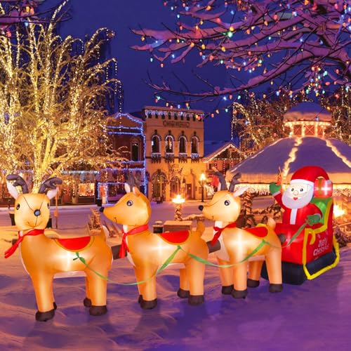 12FT Long Christmas Inflatables Outdoor Decorations, Inflatables ...