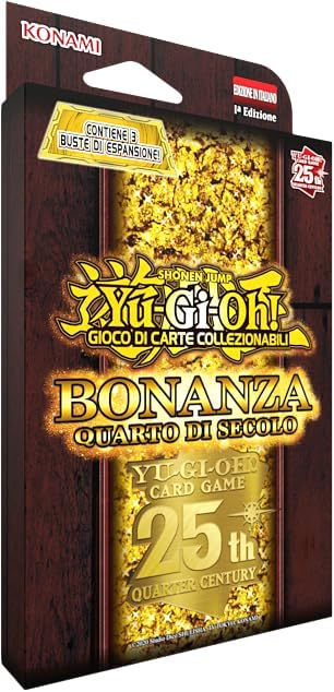 YU-GI-OH! TCG - BONANZA QUARTO DI SECOLO (TUCKBOX 3 BUSTE) - ITA