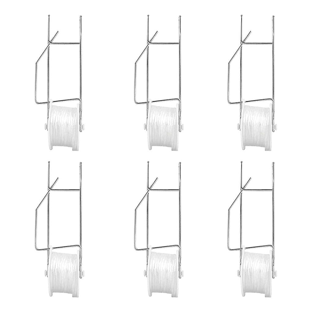 Joyhappst Image Color 1/6/10Pcs Plant Roller Hooks For Tomato Plants Flower Vine Twine Crop Trellis Vegetable Support Clips Greenhouse Trellising Kit